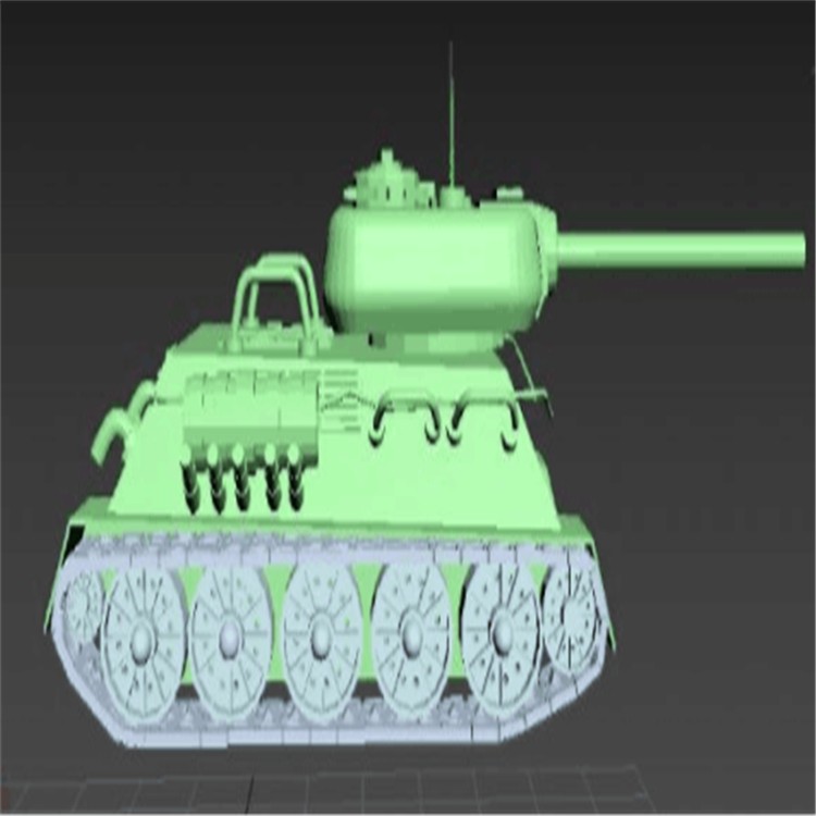 河池充气军用坦克模型
